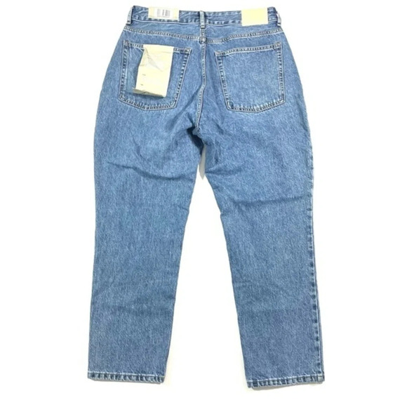 New Everlane The Curvy 90s Cheeky Straight Jeans High Rise Crop 31 - Picture 3 of 10